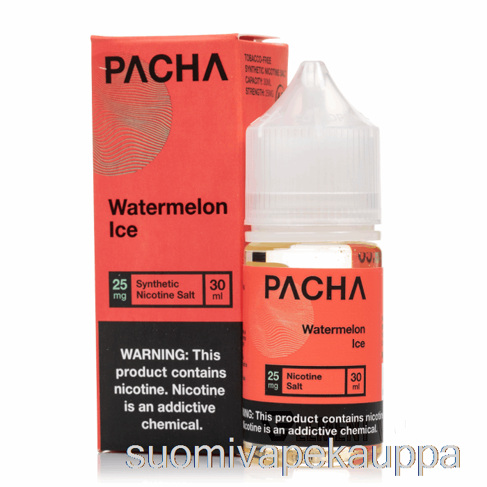 Vape Suomi Vesimelonijää - Pacha Suolat - 30ml 25mg